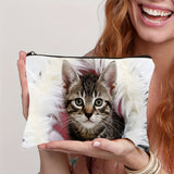 Saco Casual com Estampa de Gato