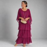Lara™ · Vestido Maxi Fluido