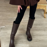 Botas Chira em tom castanho