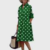 Vestido Mulher Camisero Com Bolsos – Estilo Casual Elegante