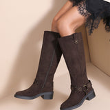 Botas Diora em Tom Castanho
