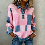 Vintage Checked Sweatshirt