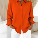 Delamont Paris | Camisa de colarinho com corte amplo e estilo casual