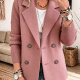 Carla | Blazer Elegante com Mangas em Malha