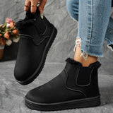 🔥Último Dia 50% DESCONTO - Botas Chelsea de Inverno para Mulheres - Sapatos Orthopédicos Slip-On Forrados a Pano com Alívio Imediato da Dor