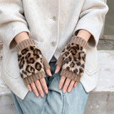 Luvas Térmicas com Estampa de Leopardo