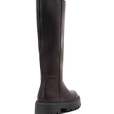 Botas Chunky Elina em Tom Castanho