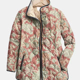 DELACROIX | Casaco Matelassado Feminino Terracota Pauline