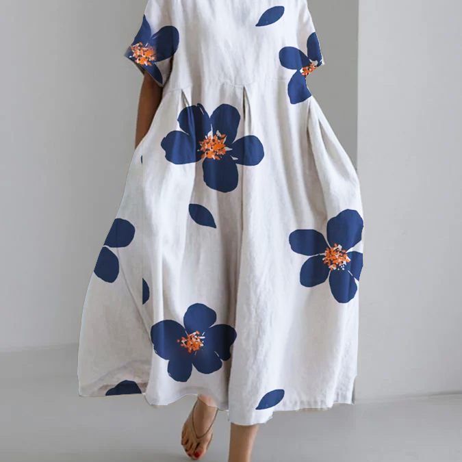 Vestido Floral de Verão Novi