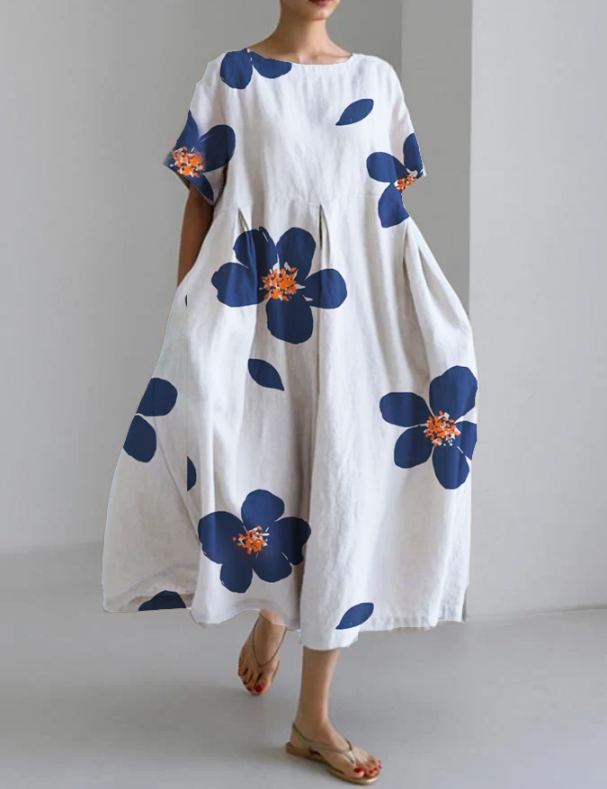 Vestido Floral de Verão Novi