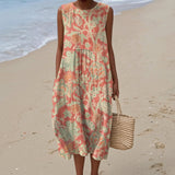 Estrela - Vestido Floral Retro