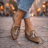 Mocasines Dalia com Franja e Padrão Animal