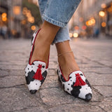 Mocasines Dalia com Franja e Padrão Animal