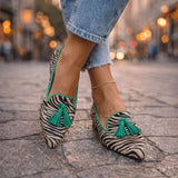 Livia Bailarinas de Ponta com Estampado Leopardo