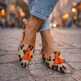 Livia Bailarinas de Ponta com Estampado Leopardo