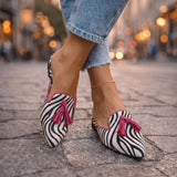 Serafina Mules de Ponta com Franjinhas