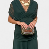 Alondra | Vestido Longo Floral com Decote em V