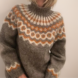DELACROIX | Christine Jacquard High Neck Pullover