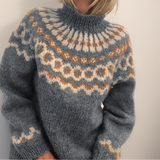 DELACROIX | Christine Jacquard High Neck Pullover