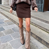 Botas vaqueras Lavinia marrón