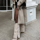 Lavinia Beige Cowboy Boots