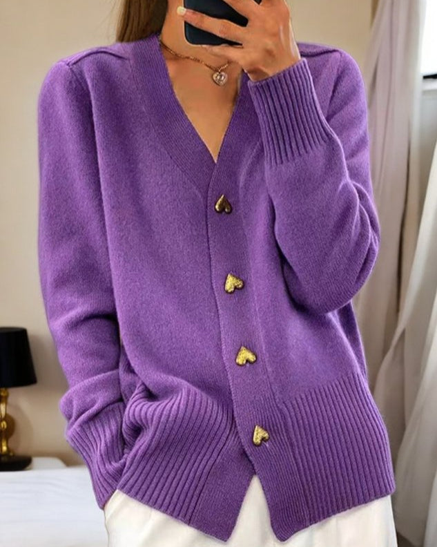 Michaela | Cardigan com Decote em V