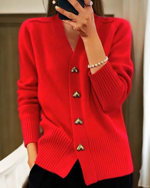 Michaela | Cardigan com Decote em V