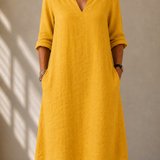 DELACROIX | Monique Long Sleeve Flowing Dress