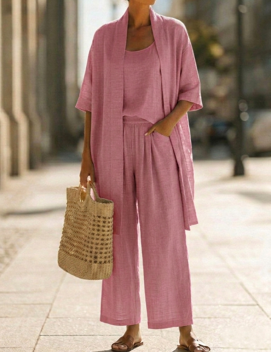 Isa | Conjunto de três peças elegante sem esforço