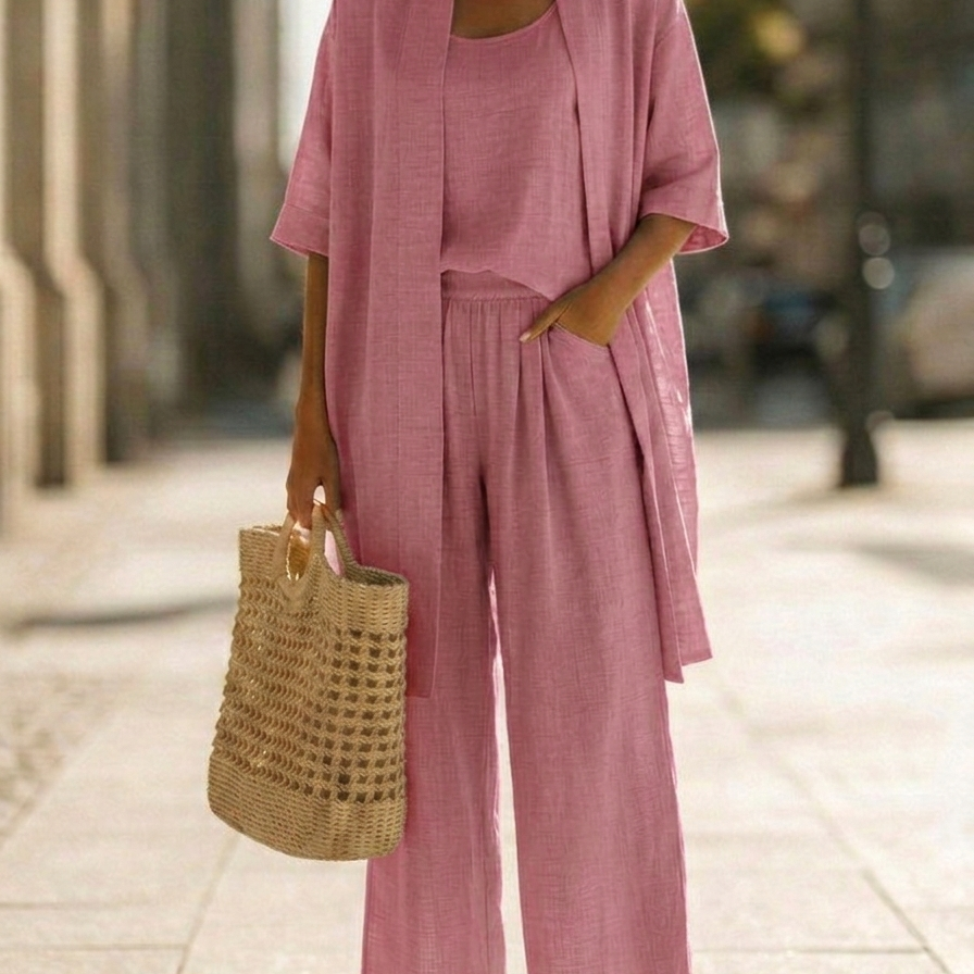 Isa | Conjunto de três peças elegante sem esforço