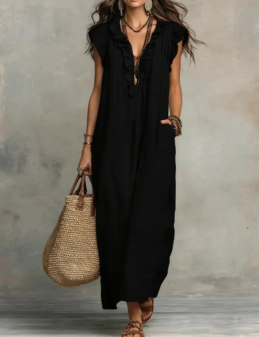 Camélia | Vestido Longo Estilo Boêmio