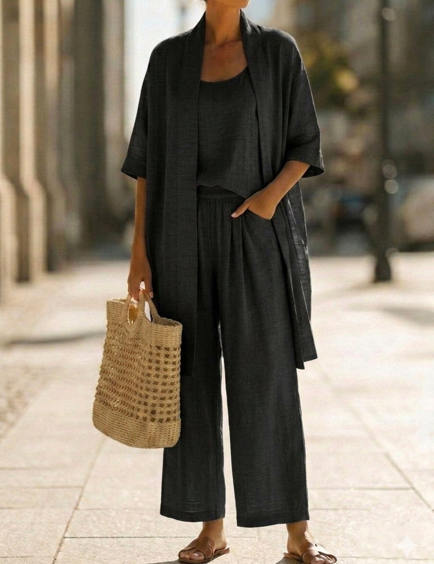 Isa | Conjunto de três peças elegante sem esforço