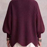 Isadora | Cárdigan Oversized com Gola e Grandes Botões Metálicos