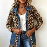 Lorena | Casaco Longo de Leopardo com Jeans