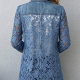 Alicia | Blazer com Renda Floral