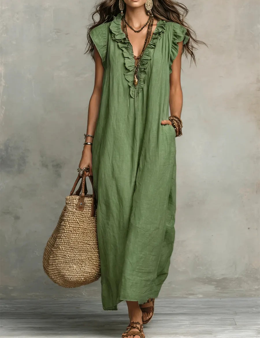 Camélia | Vestido Longo Estilo Boêmio