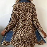 Lorena | Casaco Longo de Leopardo com Jeans