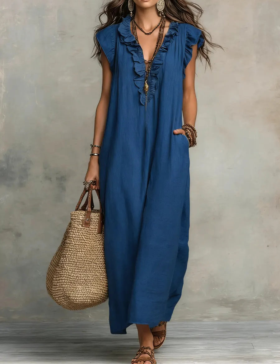 Camélia | Vestido Longo Estilo Boêmio