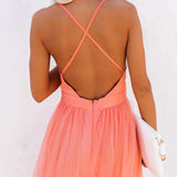 MARTA | Coral Maxi Dress