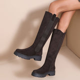 Botas Ivi de camurça marrom