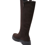 Botas Ivi em Camurça Marrom