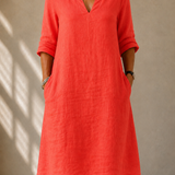 DELACROIX | Margot Straight Cut Flowing Dress