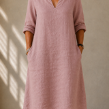DELACROIX | Vestido Trapézio Fluido Martine