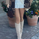 Botas Camperas Altas Selenay en Color Beige