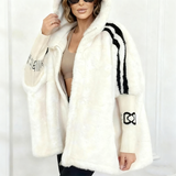 🧥 60% DE DESCONTO! ✨ Casaco Casual com Capuz e Zíper em Peluche para Mulher - Forro Polar com Bolso Oculto para um Estilo Confortável e Quente ❄️🛍️
