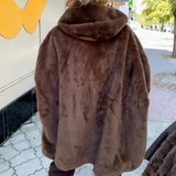 🧥 60% DE DESCONTO! ✨ Casaco Casual com Capuz e Zíper em Peluche para Mulher - Forro Polar com Bolso Oculto para um Estilo Confortável e Quente ❄️🛍️