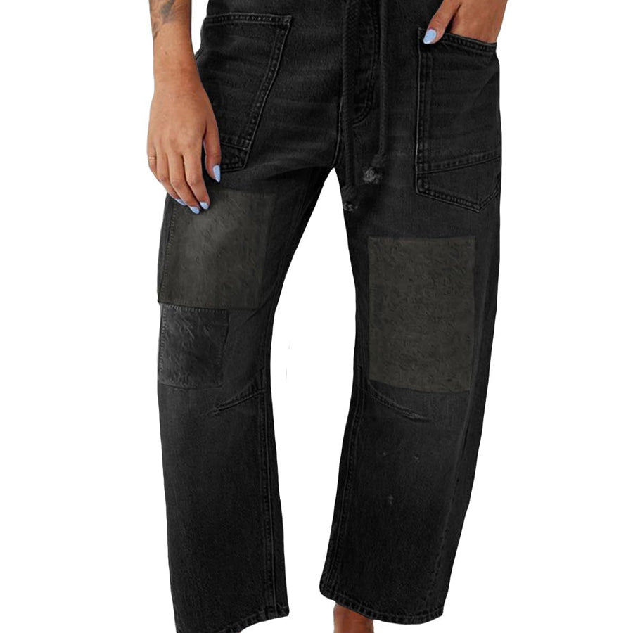 Margarida - Jeans de Corda em Patchwork