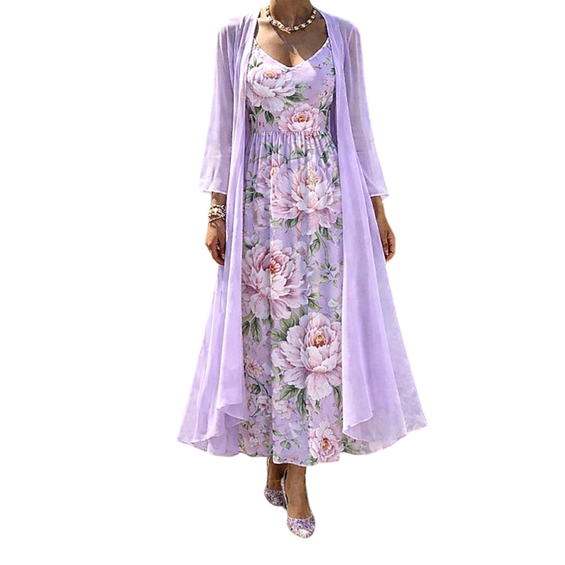 🌸👗Conjunto de duas peças florido elegante para mulher – o look perfeito para as férias de verão✨