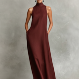 Caterina | Vestido longo minimalista