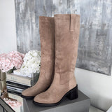 Beige Mena Boots